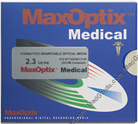 MaxOptix Medical 2.3 GB MO Disk R/W