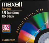 Maxell 650 MB MO Disk R/W